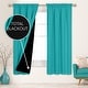 preview thumbnail 119 of 117, Deconovo 100% Full Blackout Double-Layer Rod Pocket Curtains (2 Panels)