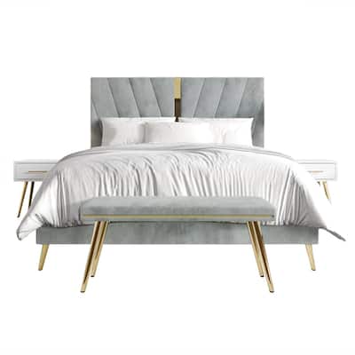 CraftPorch 4 Piece Contemporary Bedroom Set