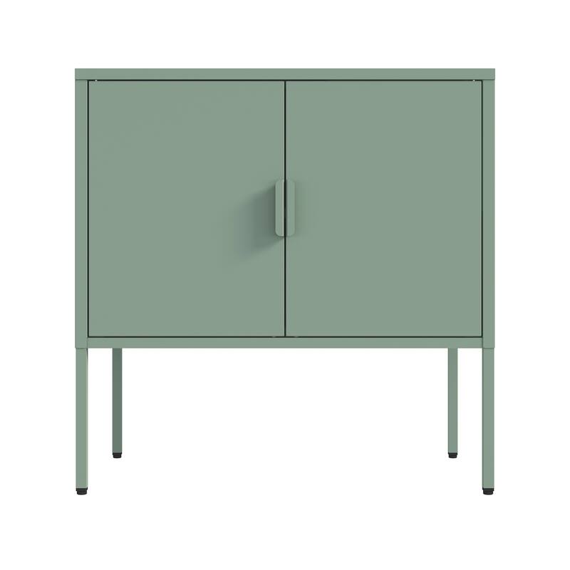 Manhattan Comfort Ava 24" Metal Accent Cabinet