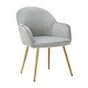 preview thumbnail 20 of 29, Carson Carrington Tavelsrum Velvet Dining Room Chair Grey