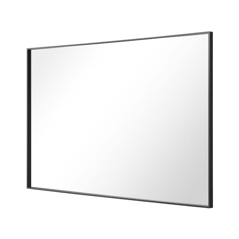 Modern Rectangle Framed Bathroom Vanity Mirror Accent Wall Mirror