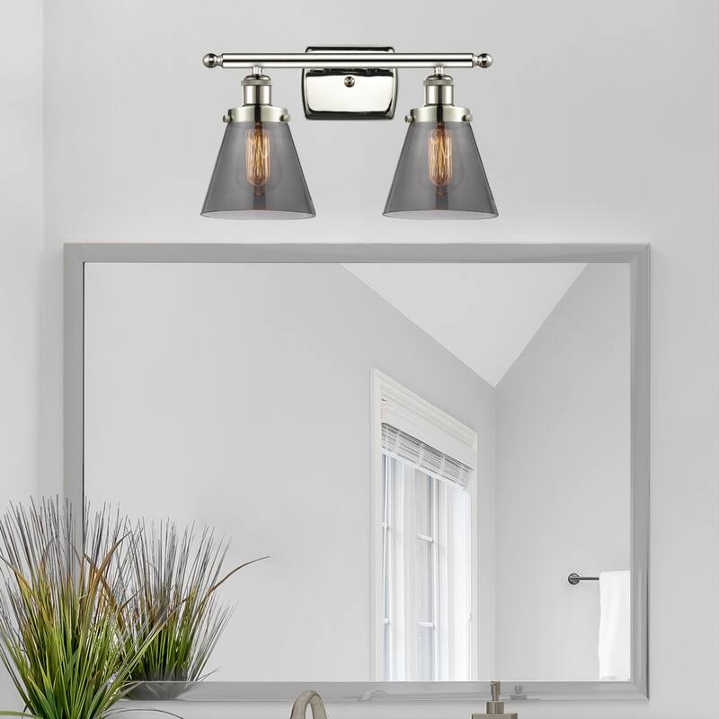 Innovations Lighting 916-2W-11-16 Cone Vanity Cone 2 Light 16" Wide