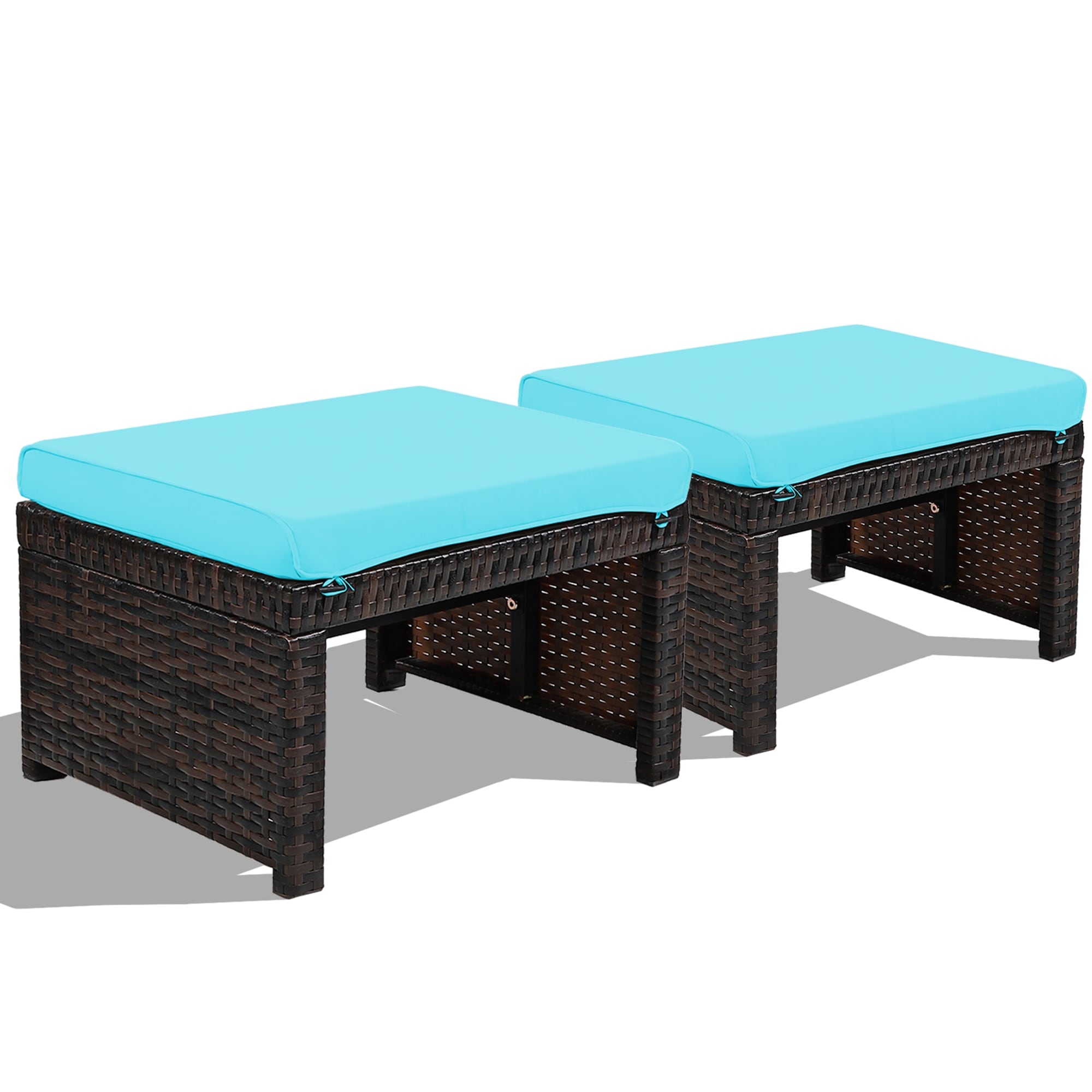 Patio set with best sale footrest