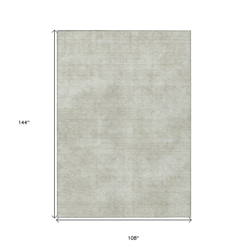 HomeRoots Solid Color Transitional Rectangle Outdoor Rug