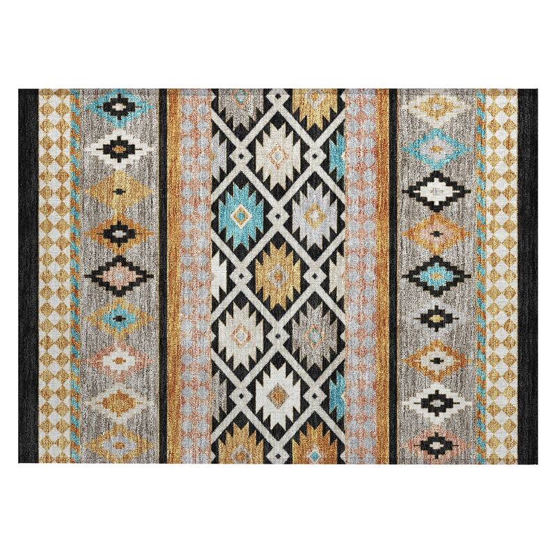 Machine Washable Indoor/ Outdoor Global Clemente Chantille Rug