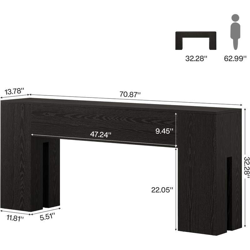 Console Table,Wooden Hallway Table