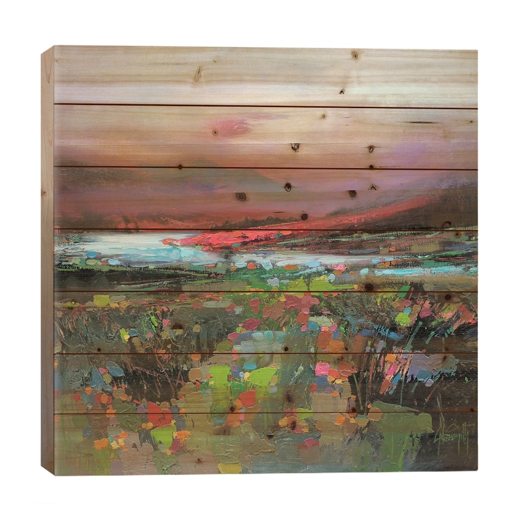 Highland Colour Print On Wood by Scott Naismith - Multi-Color