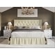 preview thumbnail 6 of 12, Andrea Tufted Upholstered Storage Panel Bed Beige - Full