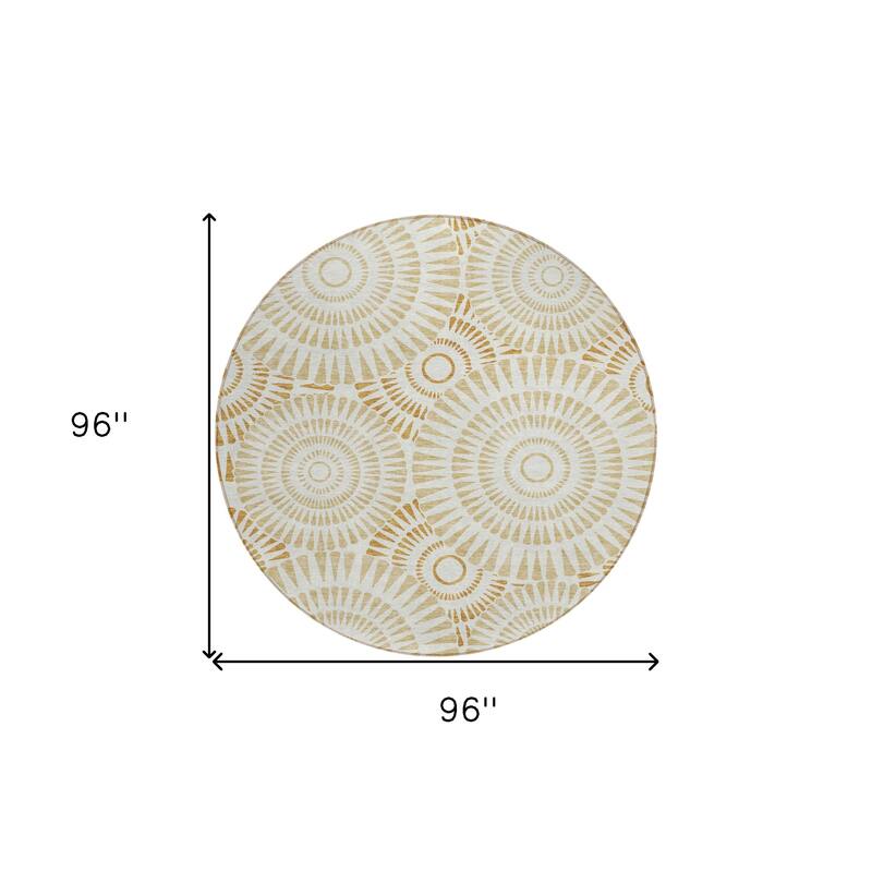 HomeRoots Geometric Transitional Rectangle Outdoor Rug