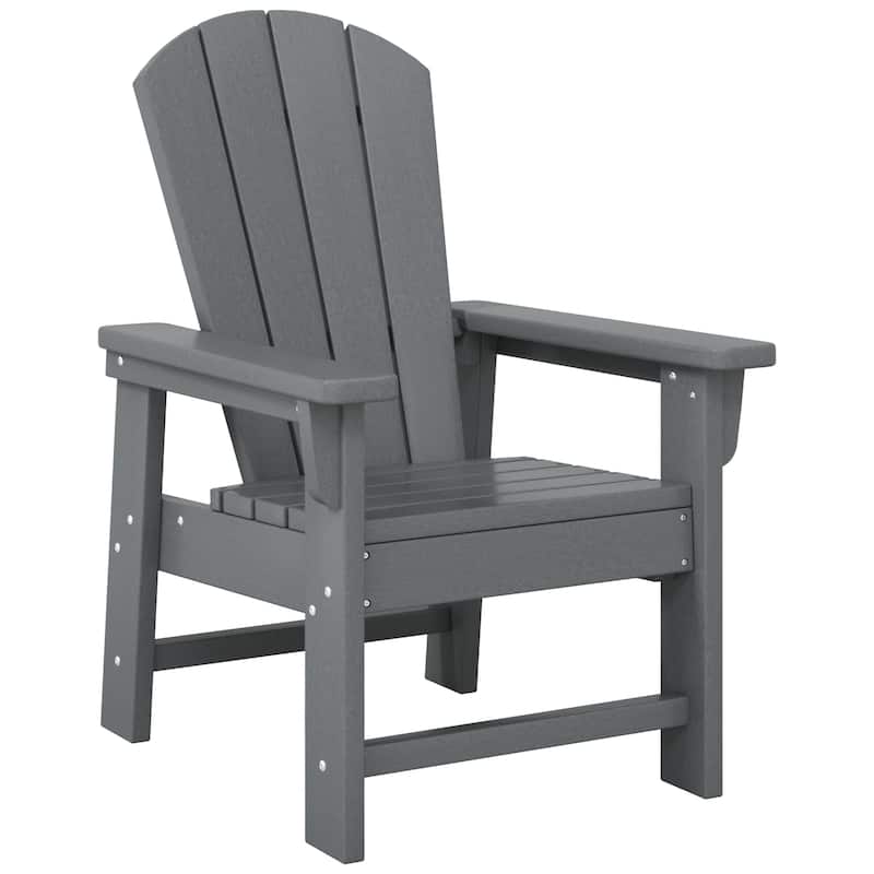 Laguna Kids Outdoor Poly Adirondack Chair - Gray