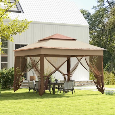 Outsunny 11' x 11' Pop Up Canopy