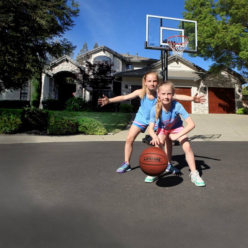 Lifetime Adjustable Portable Basketball Hoop (52-Inch)