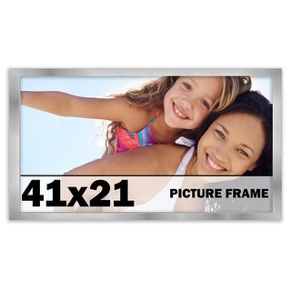 41x21 Frame Stainless Steel Silver Picture Frame - Modern Photo Frame ...
