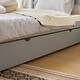preview thumbnail 12 of 20, Single bunk bed with drag bed twin wooden bed pine particle board drag bed
