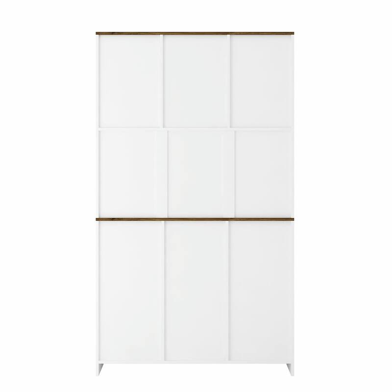 Farmhouse Kitchen Pantry Cabinet with Sliding Barn Door