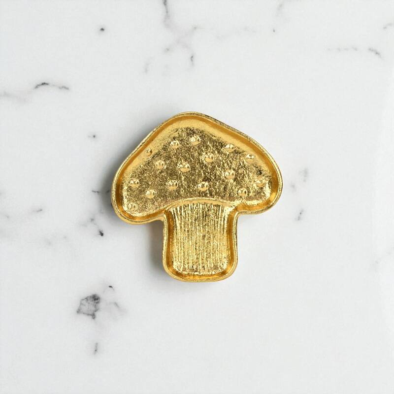 Cressida 7" Cast Iron Mushroom Catchall Dish - N/A