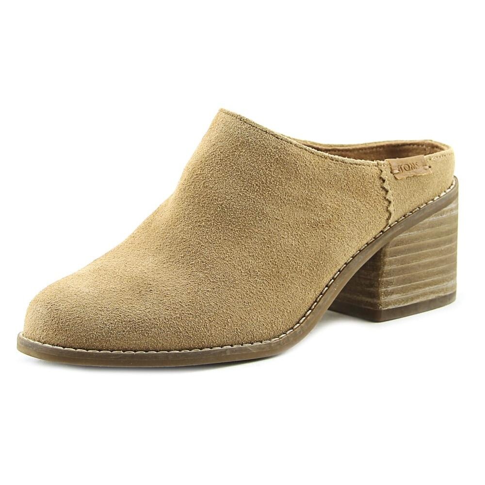 tan suede mules ladies