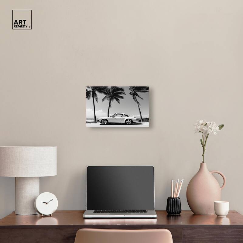 Analog Vintage Car Canvas by Art Remedy, Gallery Wrapped