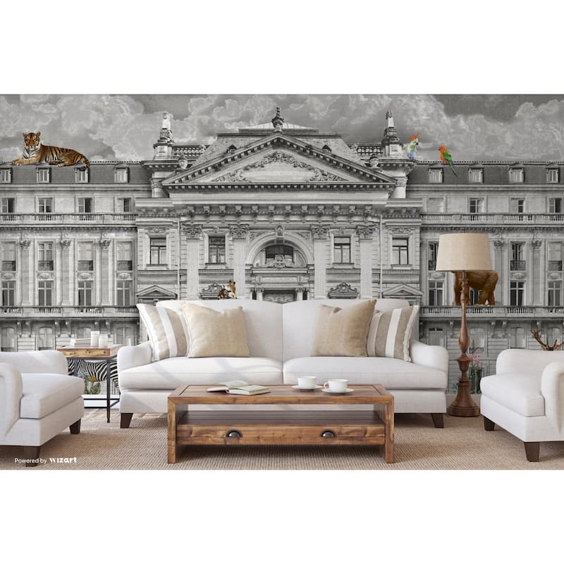 Zoo Animals Urban Safari Wallpaper Mural