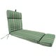 preview thumbnail 2 of 43, 72" x 21" French Edge Outdoor Chaise Lounge Cushion with Ties Juanita Almond