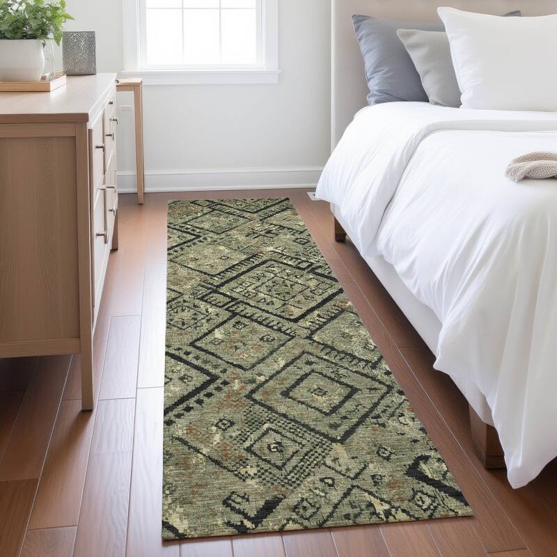Machine Washable Indoor/ Outdoor Global Andes Chantille Rug