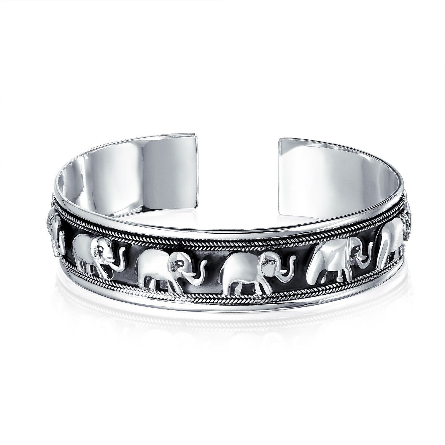 silver bangle cuff bracelet