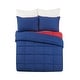 preview thumbnail 2 of 4, Urban Playground Peyton Blue/Red Comforter Set