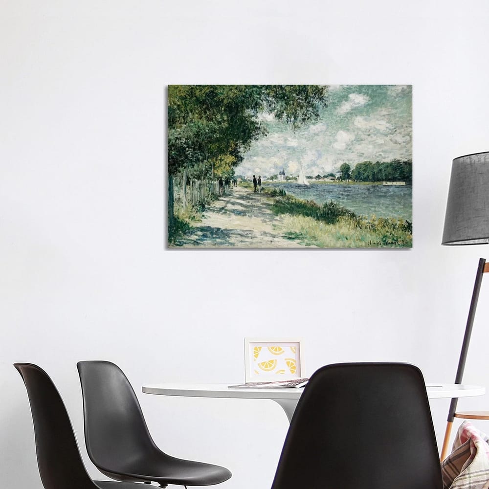 iCanvas "The Seine at Argenteuil, 1875 " by Claude Monet Canvas Print