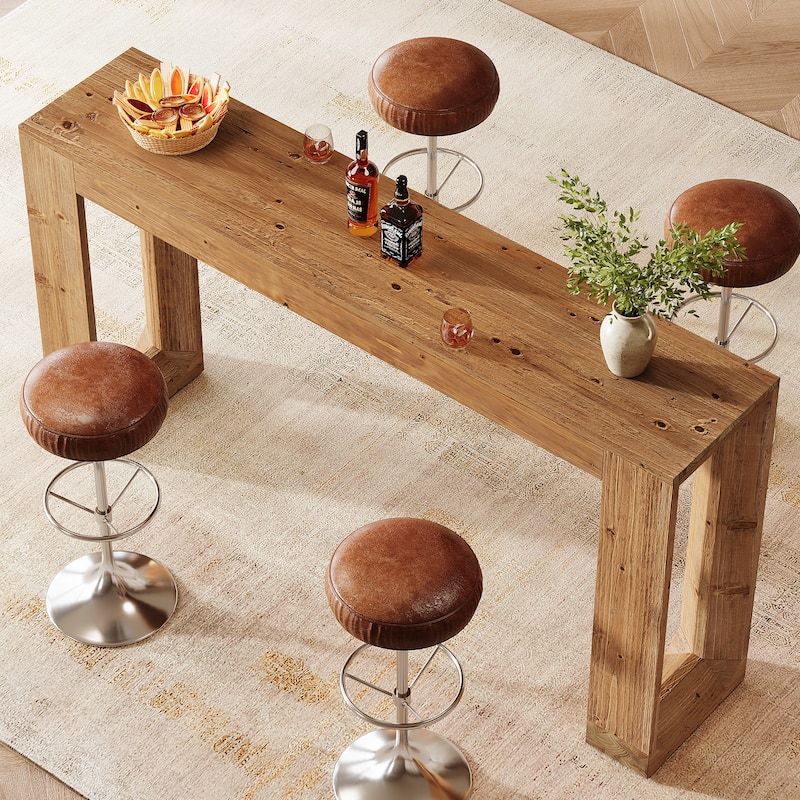 Solid Wood Bar Table
