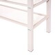 preview thumbnail 22 of 47, Full Size Metal Loft Bed with 4-Tier Storage Shelves and Ladder