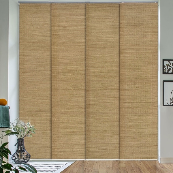 slide 2 of 44, GoDear Design Adjustable Sliding Panel Track Blinds, Vertical Blinds, Classic, 45.8"- 86" W x 96" L