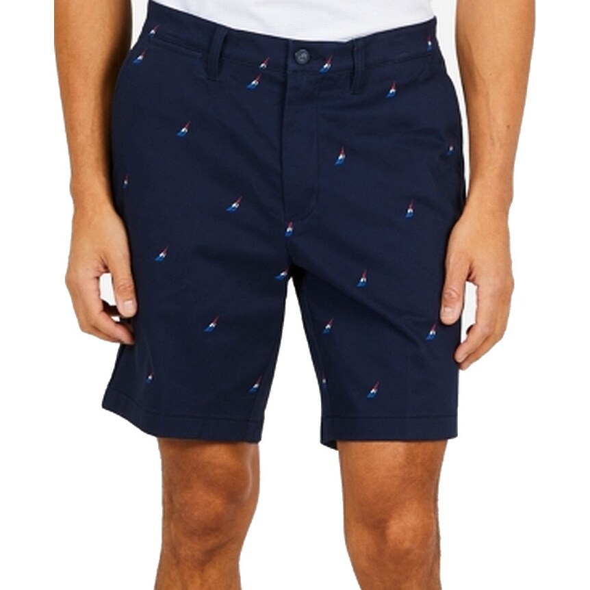 navy blue nautica shorts