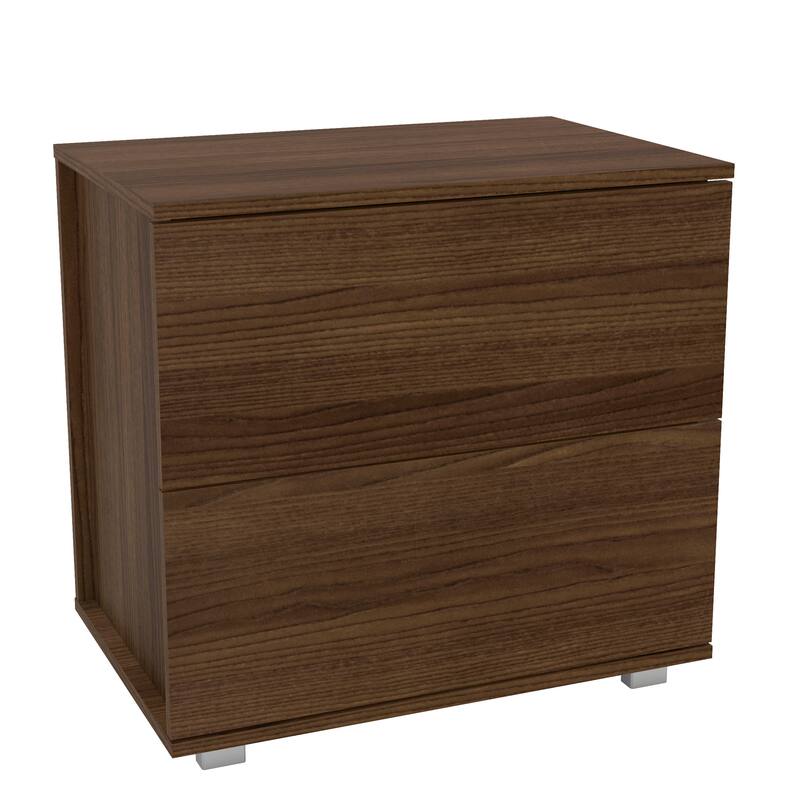 Polifurniture Madison Modern 2 Drawer Nightstand