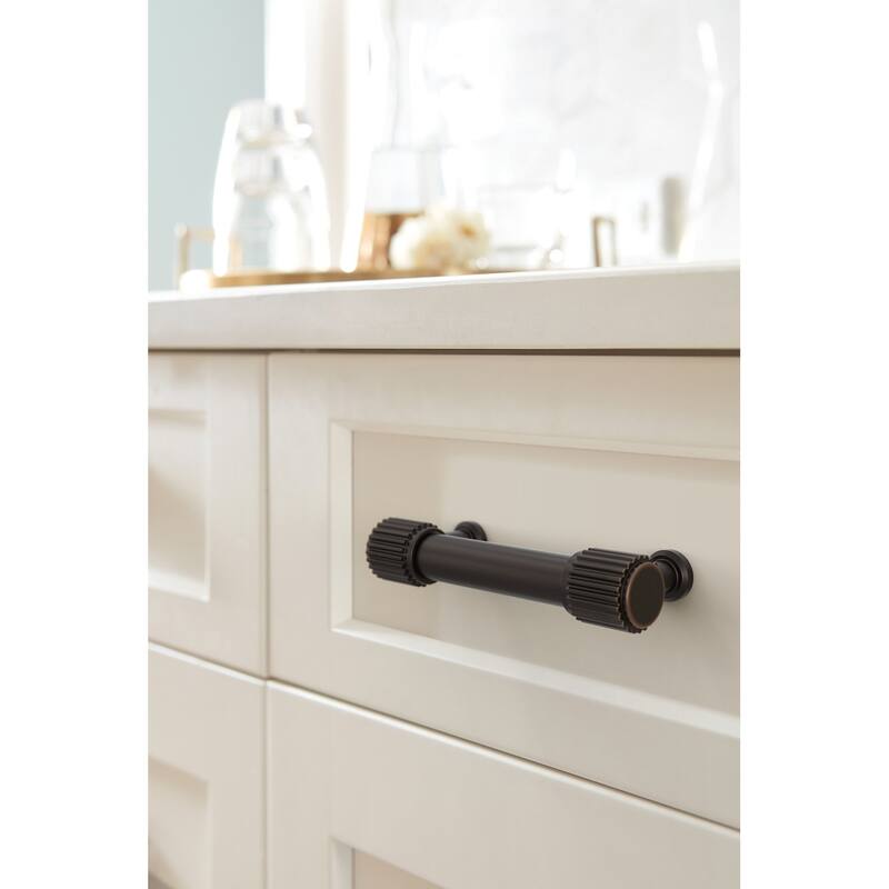 Amerock BP37802 Farewind 3" Center to Center Fluted Bar Cabinet Pull