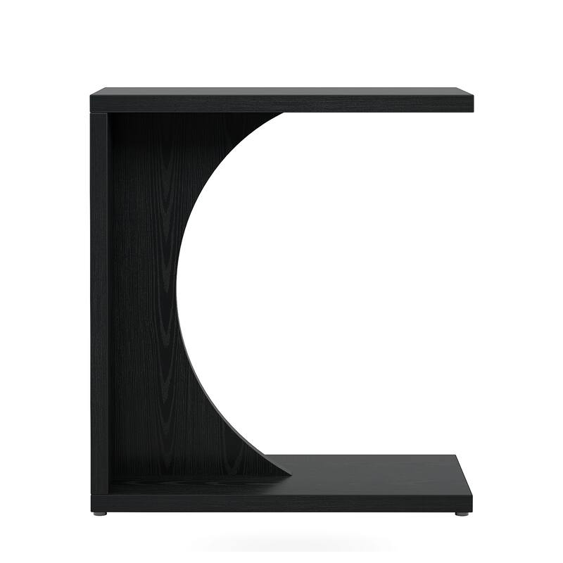 C-Shaped End Table, Sofa Side Table, Living Room Bedroom C Table Accent Side Table