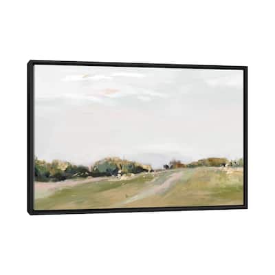 iCanvas "Golden Grasslands " by Isabelle Z Framed Canvas Print