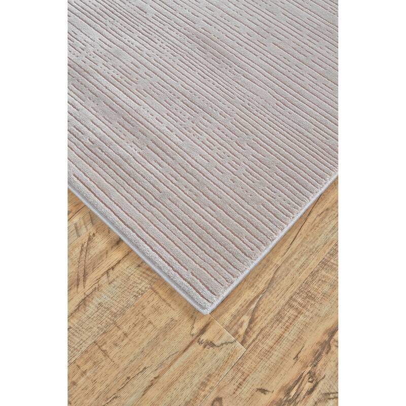 Sheena Modern Contemporary Rug, Vapor Gray/Fog Gray Area Rug