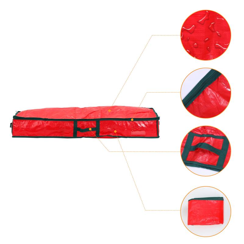 1 Pcs Foldable Large Storage Bags with Handles, Packing Bags for Clothes, Comforters, Closet Organizers 40.5*14*6in