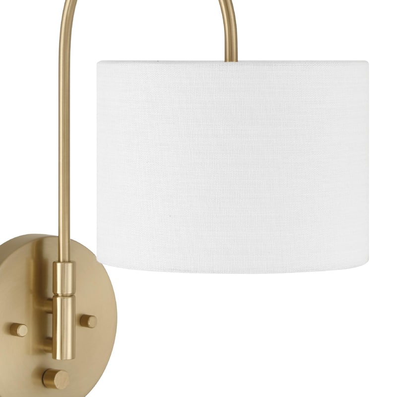 Hunter Horizon 1-Light Wall Sconce - Bedroom, Bathroom, Hallway, Living Room - Transitional