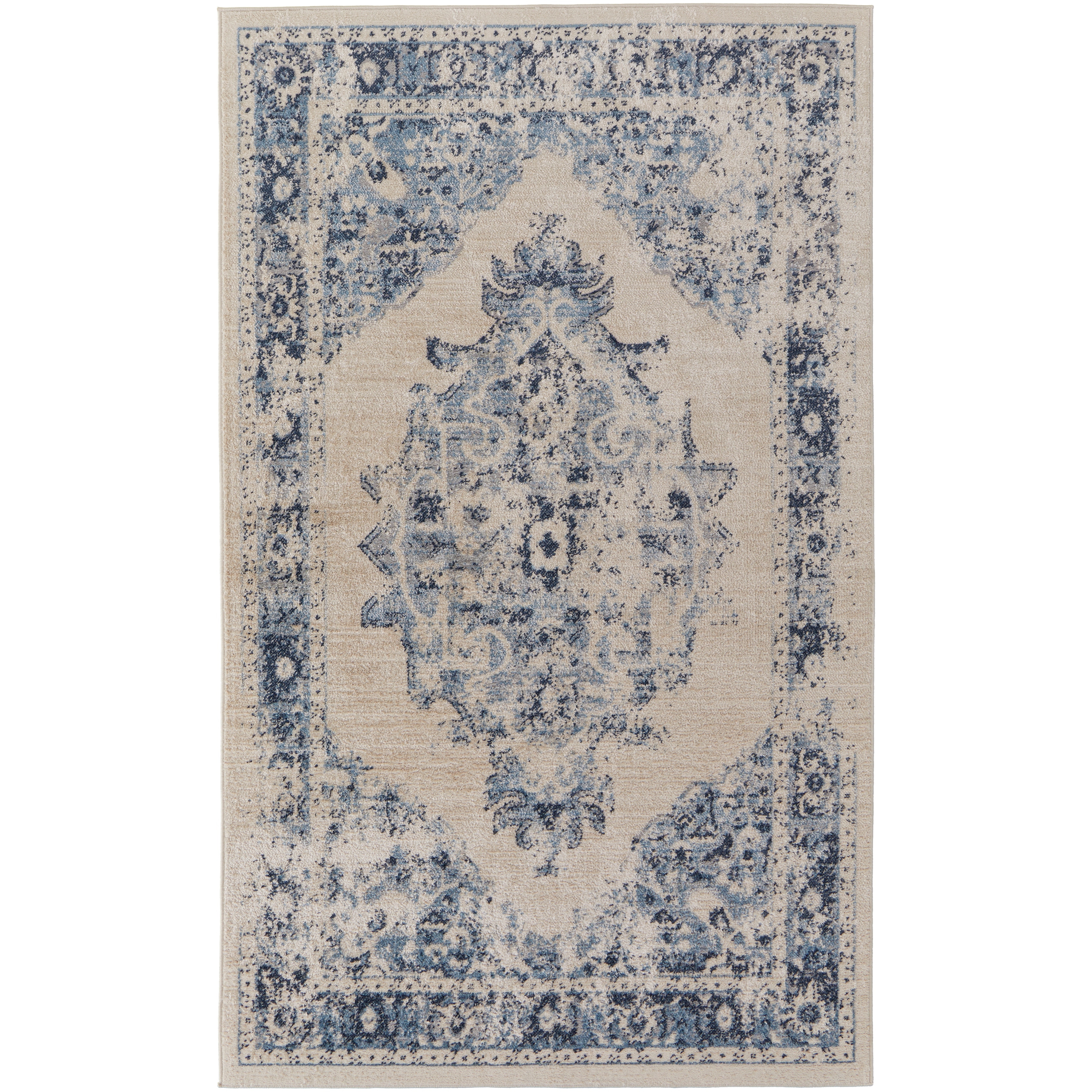 Wyllah Traditional Medallion Area Rug