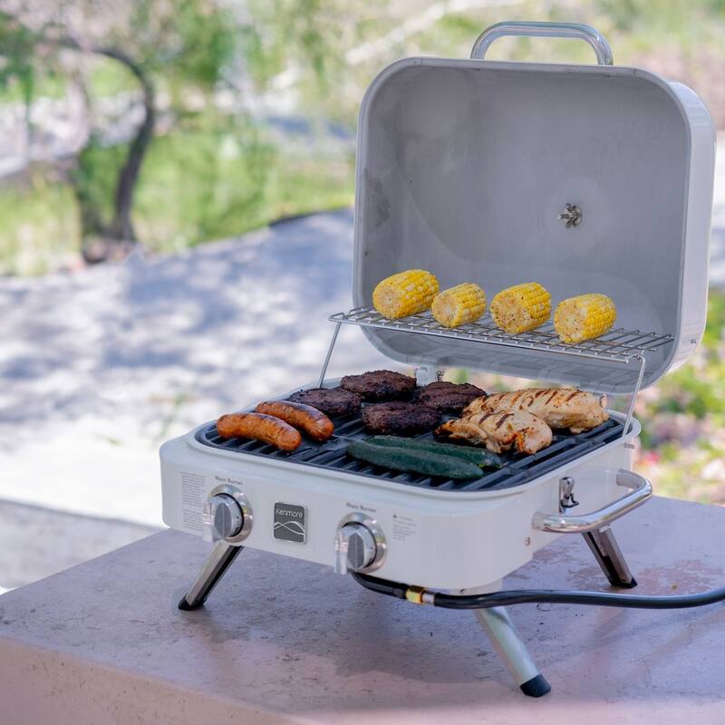 Kenmore 2-Burner Retro Portable Gas Grill