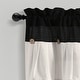 preview thumbnail 30 of 40, Lush Decor Linen Button Window Curtain Valance