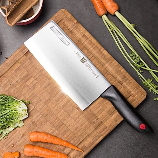 Zwilling Twin Point Chinese Chef's Knife and Santoku Knife Set of