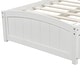preview thumbnail 16 of 15, Twin size Minimalistic Platform Bed with Two Drawers and High-quality Solid Pine Wood