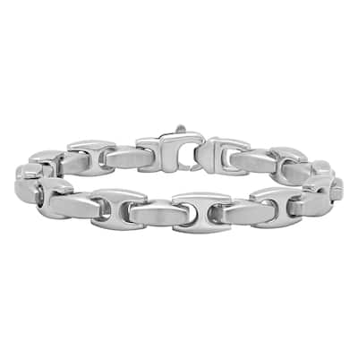 Steel Nation Stainless Steel Heavy Mariner Bracelet
