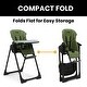 preview thumbnail 4 of 3, Jeep Classic Convertible 2-in-1 High Chair for Babies and Toddlers with Adjustable Height, Recline & Footrest