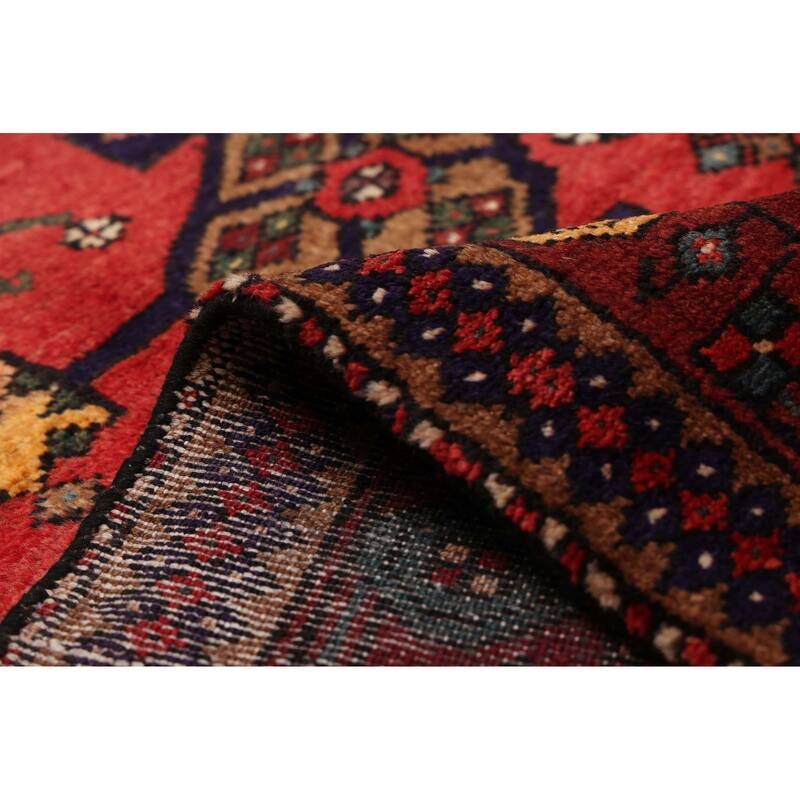 ECARPETGALLERY Hand-knotted Anadol Red Wool Rug - 4'1 x 7'1