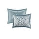 preview thumbnail 36 of 79, Madison Park Odette 8 Piece Jacquard Comforter Set