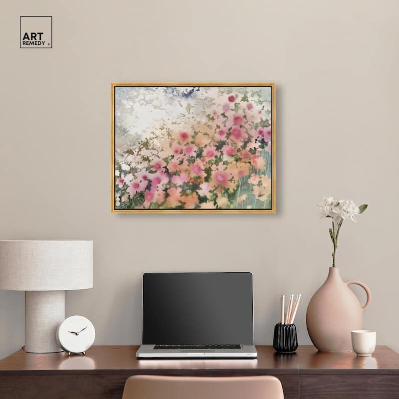 Roseate Remnants Canvas by Art Remedy