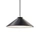 preview thumbnail 19 of 64, Justice Design Group Flare 1-Light Pendant Carbon Matte Black/Polished Chrome/Black Cord